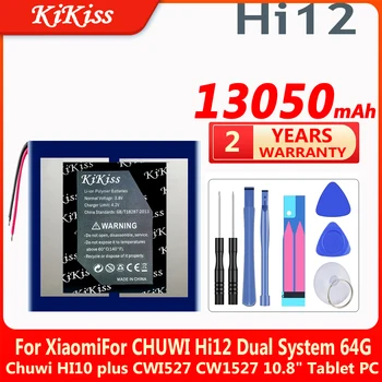 KiKiss 13050mAh Hi12 Bateriją Už CHUWI Hi12 Dviguba Sistema 64G Chuwi HI10 plius CWI527 CW1527 10.8