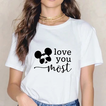 Disney Mickey MYLIU TAVE LABIAUSIAI Marškinėliai Moterims Estetinės Harajuku Atsitiktinis Pagrindinio Viršūnes Tees Europos Mados Tendencija Lady Drabužius Dropship