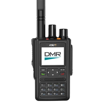 Skaitmeninis DMR Walkie Talkie Du Būdu Radijo Didelės Galios Nešiojamų Kumpis Radijo siųstuvas-imtuvas GPS Ilgo Nuotolio Galingas Radijo KSUN DM10UV