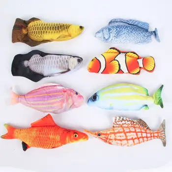 Naujas Net Raudona Žuvis Pliušinis Elektros Žaislas Šokinėja Žuvys Modeliavimas Žaislas Elektros Sūpynės Žuvų ZC
