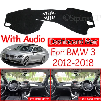 BMW 3 Series F30 2012~2018 Anti-Slip Anti-UV prietaisų Skydelio Kilimėlis Padengti Trinkelėmis Dashmat Apsaugoti Kilimą Priedai 318i 320i 325i 328i