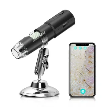 2022 Profesinės USB Skaitmeninis Mikroskopas 1000X 8 šviesos Diodai 360° Elektroniniu Mikroskopu Endoskopą Zoom Fotoaparatas didinamasis stiklas+ Stendas, Liftas