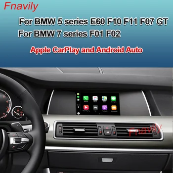 Fnavily OEM Modifikavimas Belaidžio CarPlay BMW 5 ir 7 Serijos F10 F11 GT F07 yra f01 F02 E60 Apple CarPlay Ir 