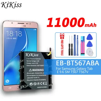 11000mAh kikiss Baterija Tablet Akumuliatorius EB-BT567ABA Samsung 