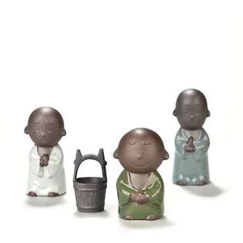 Keturi Iš 1 Boutique Papuošalai, Papuošalai Namo Spalva-keisti Simboliai Arbatos Augintiniai Keramikos Meno Reikmenys Figūrėlės KN