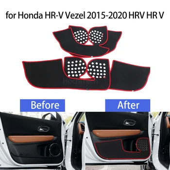 Pusės Krašto, Dangtelio Apsauginis Kilimėlis Apsaugos Kilimas Automobilio Duris Anti Kick Trinkelėmis Lipdukas Honda HR-V Vezel 2015-2020 m. HRV Priedai