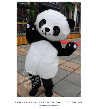 Suaugusiųjų dydis Nauja versija Kinijos didžioji Panda Talismanas kostiumas išgalvotas cosplay kostiumai Helovinas šalis įvykis