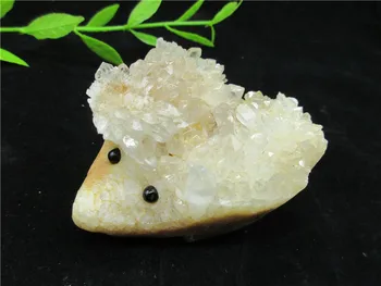 AAA+ Natūralus Baltas Kristalų Sankaupos Skulptūra Ežiukai Brangakmenio Specime Mineralinių Perlas Karneolis Kristalų Namų Puošybai