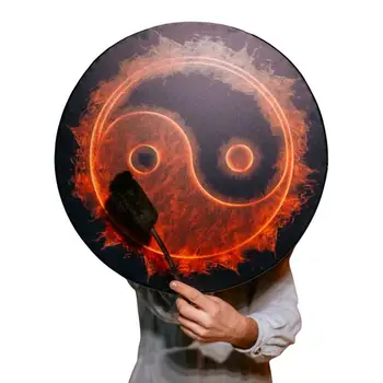 Šamaniškų Būgnų Muzikos Dvasinio Šamaniškų Būgnų Yin Yang Šamaniškų Būgnų Su Būgno Lazdelės Garso Gydomasis Suaugusiųjų Būgno Apmąstymų Ir Meditacijos