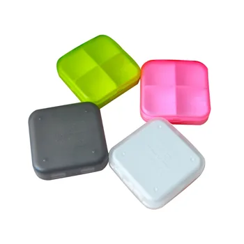 3Pcs Nešiojamas Mini Tabletes Atveju Vitamino Medicina Dėžės su 4 Tinklai Dėžės Keliauti Namo Tuščias Konteineris, Sveikatos Priežiūros Atvejais