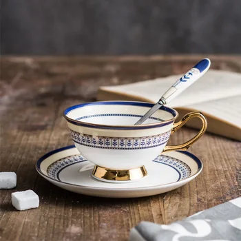 Britų vėjo pynom kranto kaulo porceliano kavos puodelį, keramikos arbatos popietę anglų