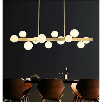 Aukso/juoda ilgai stiklo LED šviestuvo, naudojamas valgomasis stalas, baras skaitiklis, biurą, restoraną, liustra, modernūs, prabangūs apšvietimas