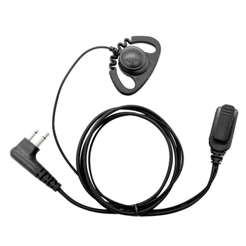 D tipo ausų pakabinti walkie talkie laisvų rankų Ausinė skirta motorola CP010,CP140,GP68,EP450,DEP450,CT150,250,450,450 LS du būdu radijo imtuvai