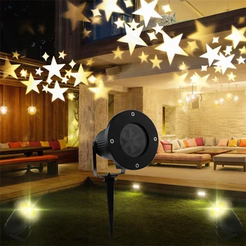 Warm white star projektorius, šviesos, lauko, patalpų, namų Vaikų miegamasis apdailos Kraštovaizdžio sodas šviesos Kalėdų etape poveikis