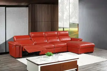 gyvenamasis kambarys su Sofa-lova nustatyti диван мебель кровать muebles de salė L formos, recliner nekilnojamojo natūralios odos sofa-cama sluoksniuotos asiento salė