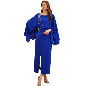 2022 M. Moteris Ilga Suknelė Plius Dydis Vakarą Afrikos Šalis Suknelės Ankara Dashiki Vestuvių Suknelė Dubajus Abaja Elegantiškas Ponios Drabužiai