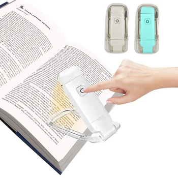 Mini LED Įrašą Knygos Šviesa USB Įkrovimo Knygos Skaitymo Šviesos Ryškumas Reguliuojamas Akių Apsauga Nešiojamų Žymą Skaityti Šviesa