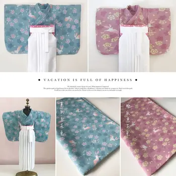 1/8 1/6 1/4 1/3 BJD Japonų kimono lėlės drabužių priedai BJD/SD blyth OB11,neturi būti lėlės,batai,perukas ir šalikas E2688