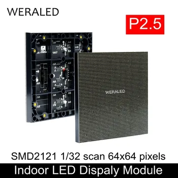 Patalpų Didelės Raiškos P2.5. Spalvotas SMD 3-in-1 LED Modulis Vaizdo Ekranas