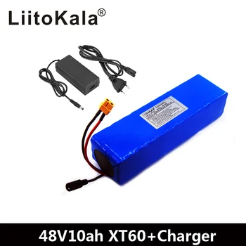LiitoKala e-bike baterija 48v 10ah li jonų baterija dviratį konversijos rinkinys bafang 1000w ir kroviklis XT60 Plug