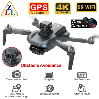 ZLL SG108MAX Drone 4K vaizdo Kamera Profesinės Kliūčių Vengimo Quadcopter GPS Sulankstomas FPV Drone Suaugusiųjų w/Ilgo Skrydžio Metu RTF