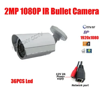 Nemokamas Pristatymas 1080P 2MP 1920X1080P 24pcs F5 LED 1MP CMOS HD IP IR Dome Kamera, Infraraudonųjų spindulių Naktinio Matymo VAIZDO stebėjimo, IP Kameros