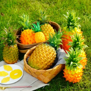 modeliavimo ananasų apdaila modelis netikrą ananasų vaisių parduotuvė prekybos centras, langų apdailos fotografijos fone rekvizitai