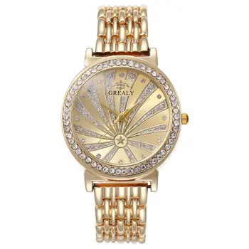 2019 Naujas Ženevos Moterų Laikrodžiai Klasikinis Prabangos kalnų krištolas Žiūrėti Mados Ponios Moterų Laikrodis Reloj Mujer Relogio Feminino Aukso