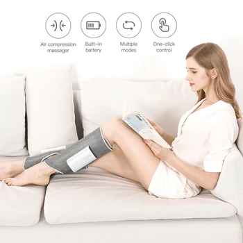 Nešiojamieji Elektriniai Kojos Massager Automatinė Blauzdos Raumenų Reguliuojamas Įkraunamas Masažo Prietaisas Sveikatos Priežiūros Reikmenys