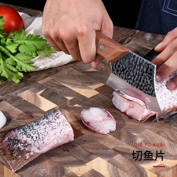 Mini mažas patiekalas peilis aštrus pjovimo žuvų žudymą peiliu, žuvis ir pjovimo mėsos namų ūkių daržovių ir mėsos gabaliuką nerūdijančio plieno