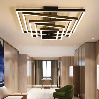 Šiaurės kambarį lempos paprastos šiuolaikinės kūrybos atmosferą asmenybės namo aukšto endnew stačiakampio formos lubų lempa
