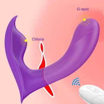 Nešiojami Dildo Vibratorius Moterims G Spot Massager Sekso Žaislai, Nuotolinio Valdymo Kelnaitės Vibratorius Klitorio Stimuliatorius USB Įkrovimas