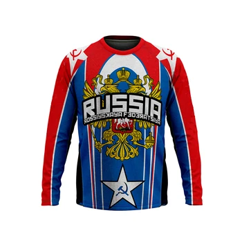Rusijos Federacija (Rusija marškinėliai vyras megztiniai aukštos kokybės tautos komanda viršūnes gerbėjai streetwear naujų drabužių RUS šalies vėliava, RU