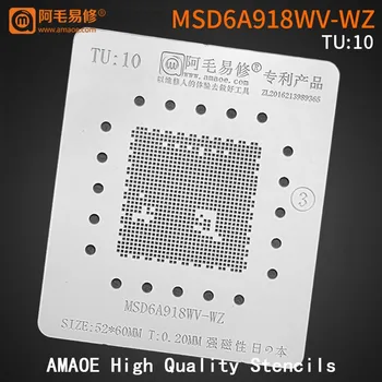LCD TV CPU BGA Trafaretas MSD6A918WV-W2 Chipset Reballing IC Smeigtukai Square 