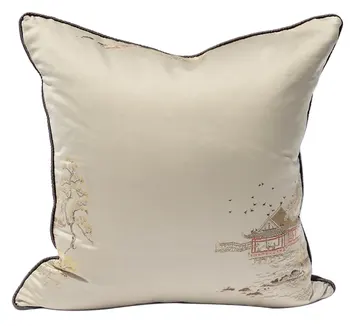Mados siuvinėjimo dekoracijos dekoratyviniai mesti pagalvę/almofadas atveju, 45 50,tradicinių chinoiserie pagalvėlė padengti namų dekoravimo