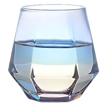 Kapmore Viskio Stiklo Kūrybos Skaidraus Vyno Taurė Diamond Dekoratyvinis Šešiakampis Roko Stiklo Scotch Taurės Geriamojo Stiklo
