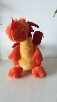 didelis 42cm animacinių filmų orange dinozaurų pliušinis žaislas Pterosaur minkštos lėlės gimtadienio dovana w2245