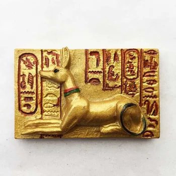 Egipto Mitologija Totem Šunų Dievas Kelionių Suvenyrų Magnetinis Lipdukas Lipdukas Šaldytuvas