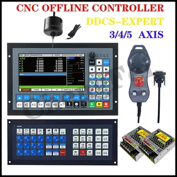 CNC neprisijungęs valdytojas DDCS EKSPERTŲ 3/4/5Axis 1MHz G ATC kodas graviravimo ir frezavimo mašina+išplėsta klaviatūra pakeisti ddcsv3.1
