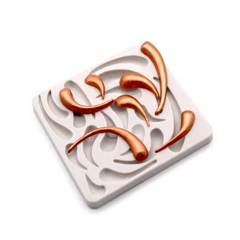 3D Sugarcraft Paramos silikono formos minkštas pelėsių tortas dekoravimo priemonės šokolado gumpaste pelėsių Kepimo