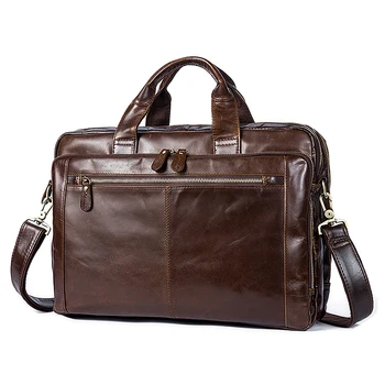 Luufan Vyrų natūralios odos pečių krepšiai žmogus, Verslo vyras lagaminuose nešiojamas krepšys dokumentams, rankinės Krepšys