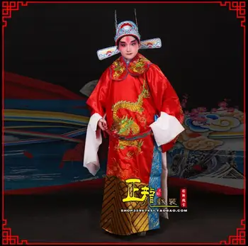 Pekino Operos medžiaga Pekino Operos Scenos kostiumų Čempionas Kinijos dramos Tradiciją Įtraukti Skrybėlę Diržas