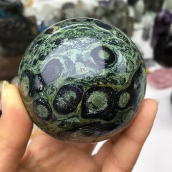 Malachito kamuolys poliruotus kvarco natūralių akmenų ir mineralų, kristalų rutulio namų feng shui amatai