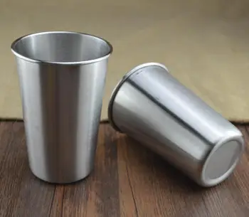 SUS304 Nerūdijančio Plieno puodelis Sulčių puodelis šaltas Ledo metalo pieno puodelis puodelis