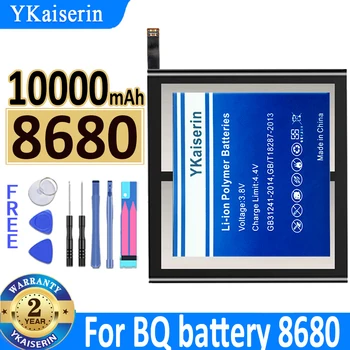 Naujas Atvykimo YKaiserin 10000mAh Bateriją už BQ Baterija 8680 Tablet PC + Stebėti Kodas