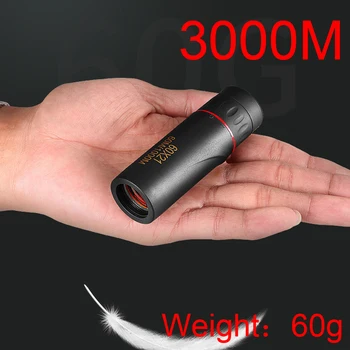 60x21 Mini Pocket Monokuliariniai taikymo Sritis Zoom Teleskopas Patogu Optikos Sritis, Lauko Kempingas, Žygiai Kelionės Medžioklės Kompaktiškas Šautuvas