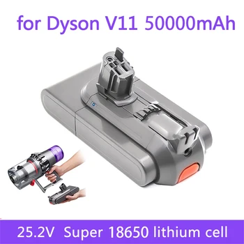 Aicherish 25.2 V 50000mAh Nauja, Skirta Dyson V11 Baterija Absoliutus Li-ion Dulkių siurblys Įkraunama Ličio Baterija Super