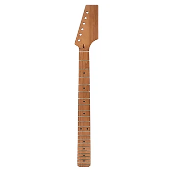 Pusė Irklas, Gitara Headstock 22 Skirsniai Skrudintos Klevas Raudonmedžio Apdaila Taškų Fingerboard Elektrinės Gitaros Kaklo Pakeitimo