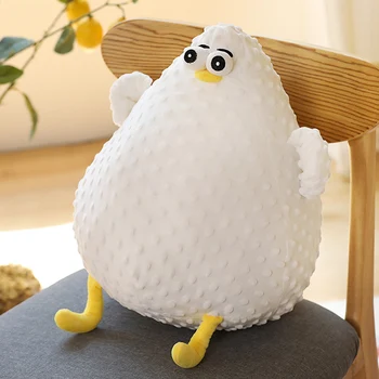 Anime Cartoon Riebalų Žuvėdra Pingvinas Pliušinis Žaislas Įdaryti Huggable Paukščių Pagalvė Kūdikiui Sleepping Nuraminti Lėlės Dovana Vaikams Mergaitėms