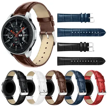 Natūralios Odos Dirželiai Samsung Galaxy Žiūrėti 5 pro 4 3 watch band aktyvios 2 Apyrankė Įrankių S3 S2 Klasikinis sporto Apyrankė